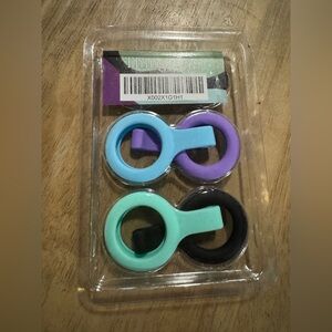 ThingsBag Airtags 4 Pack Holder Keychain, Silicone GPS Case Key Ring